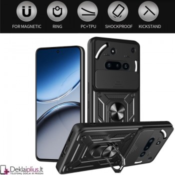 5in1 smūgiams atsparus dėklas su kameros apsauga - juodas (Nothing Phone 3a) 5in1 smūgiams atsparus dėklas su kameros apsauga - juodas (Nothing Phone 3a)